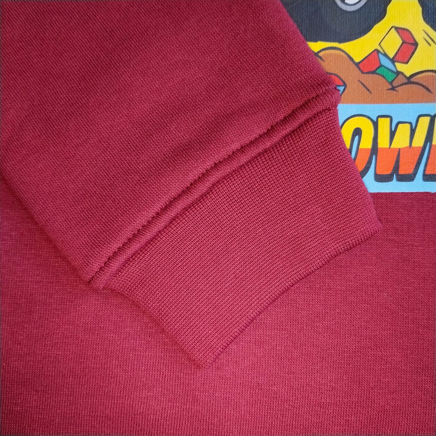 Boys “Roar Power” Monster Truck Sweatshirt – Maroon