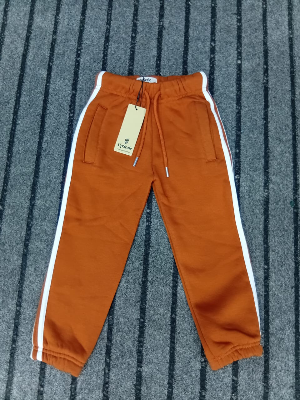 CARAMEL/Rust Unisex soft FLEECE Trouser for Boys and Girls