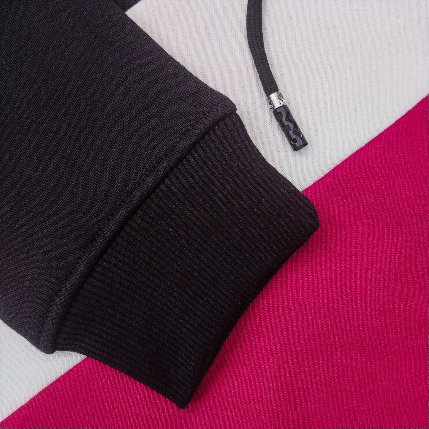 Boys' Cut & Sew Hoodie - Modern Tri-Color