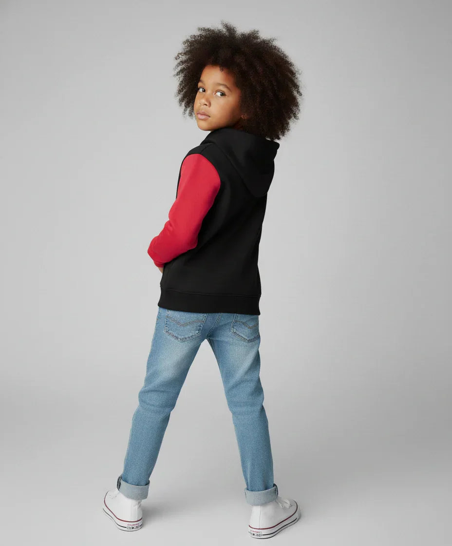 Boys' Cut & Sew Hoodie - Modern Tri-Color