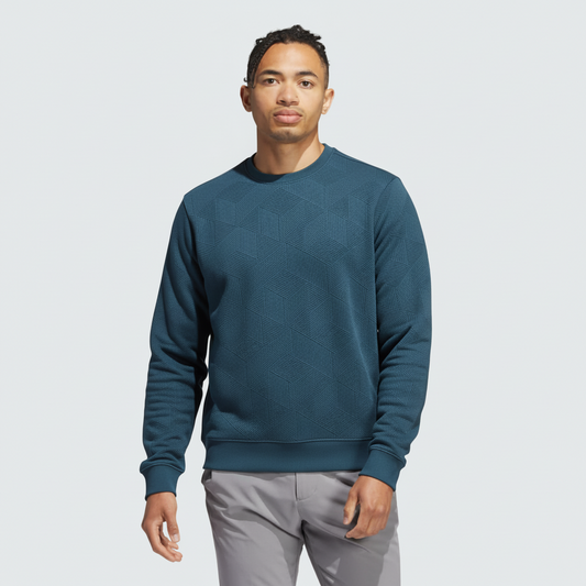 Men's Textured Chevron/Zigzag Sweatshirt