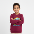 Boys “Roar Power” Monster Truck Sweatshirt – Maroon