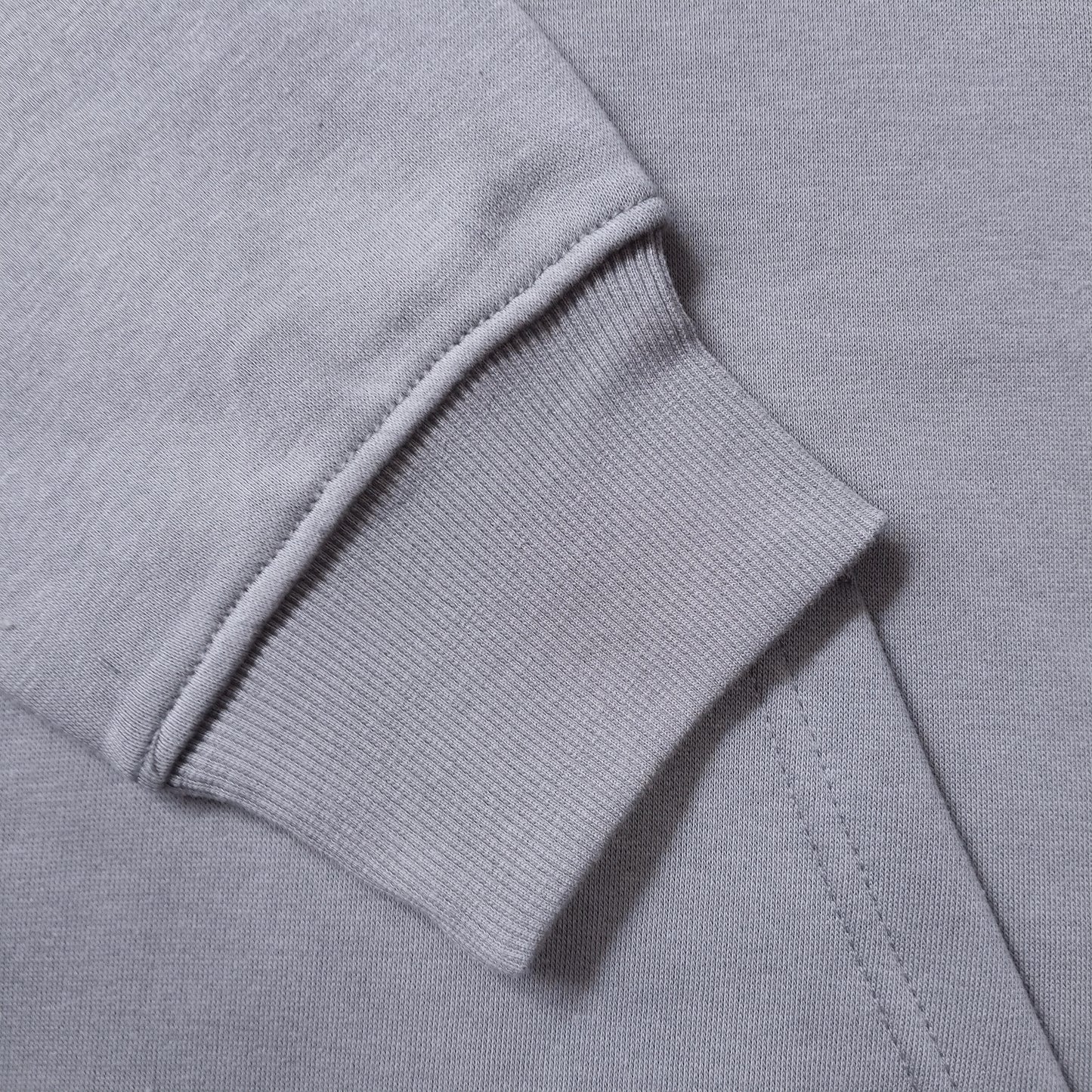 Classic Light Grey Fleece Hoodie with Graphic UpScale Logo