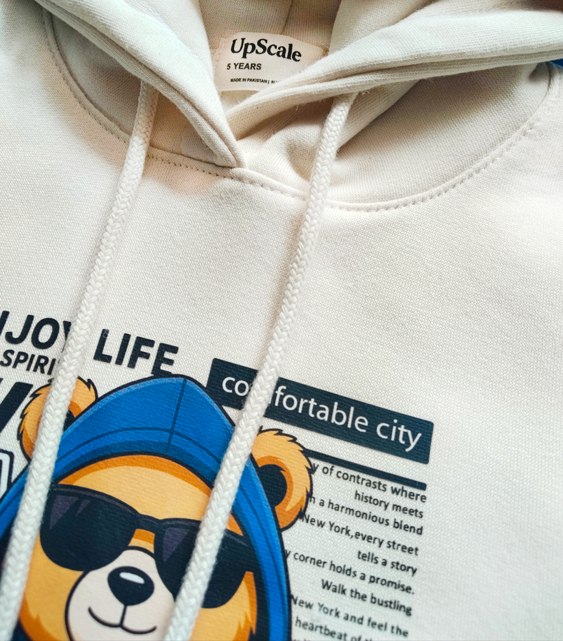Boys Off-White “Cool Bear Brooklyn” Hoodie