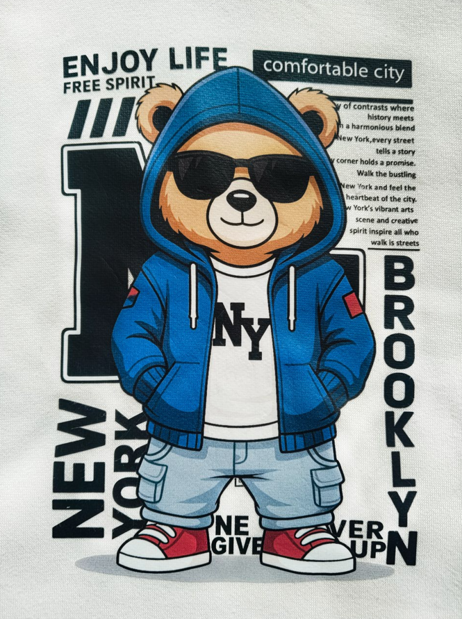 Boys Off-White “Cool Bear Brooklyn” Hoodie