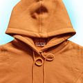Men’s Mustard Fleece Hoodie – Classic Warm Winter Pullover with Kangaroo Pocket