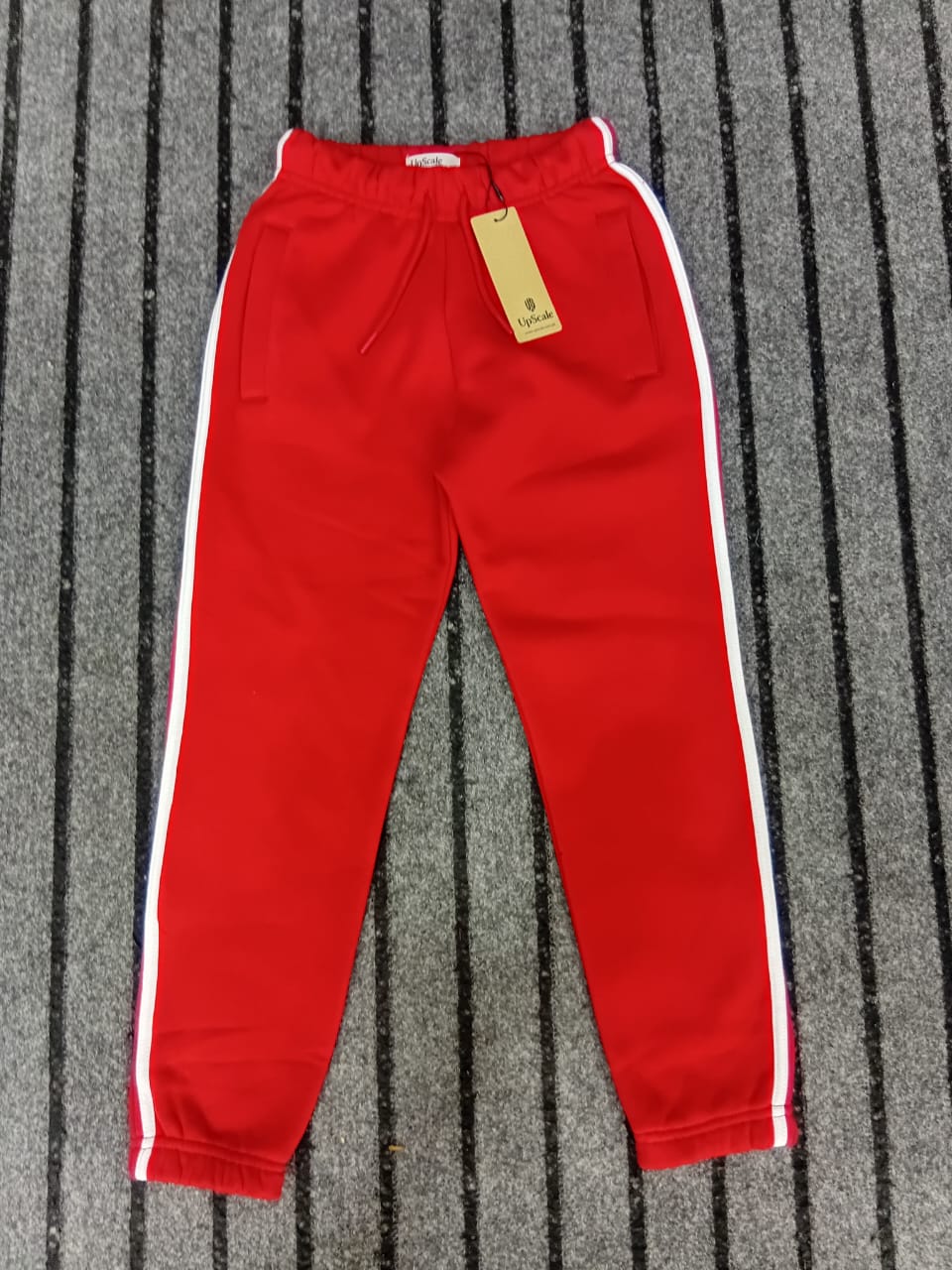 Red Unisex soft FLEECE Trouser for Boys and Girls
